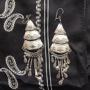 Peruvian Silver Earrings